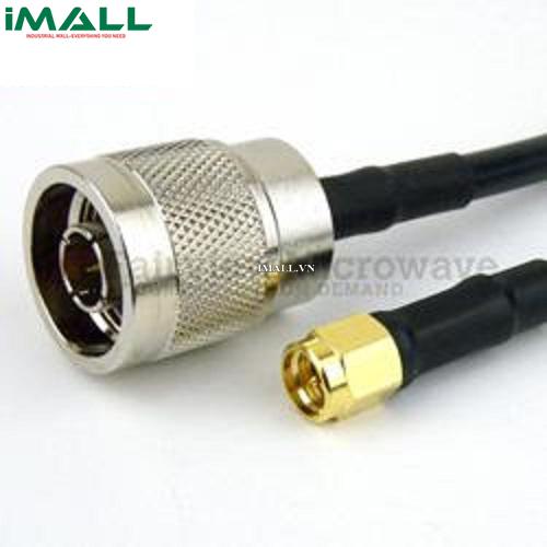 Cáp N Male - SMA Male Bulkhead Fairview FMC0102223LF (RG-223 Coax; 6 GHz )