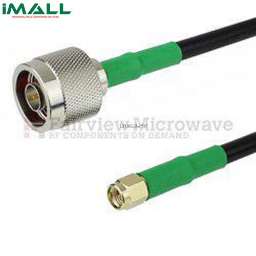 Cáp N Male - SMA Male Bulkhead Fairview FMC0102240LF (LMR-240 Coax; 2.5 GHz )