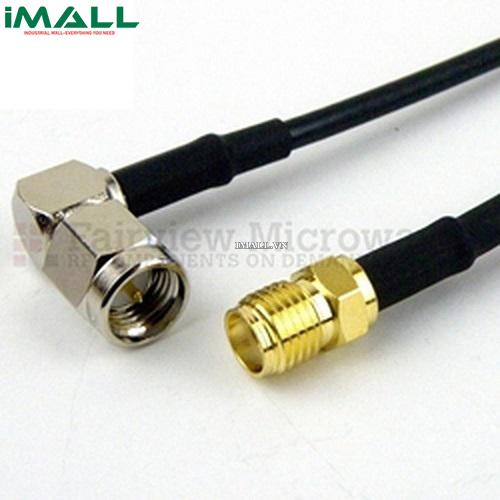 Cáp RA SMA Male - SMA Female Fairview FMC0413174 (RG-174 Coax; 1 GHz )