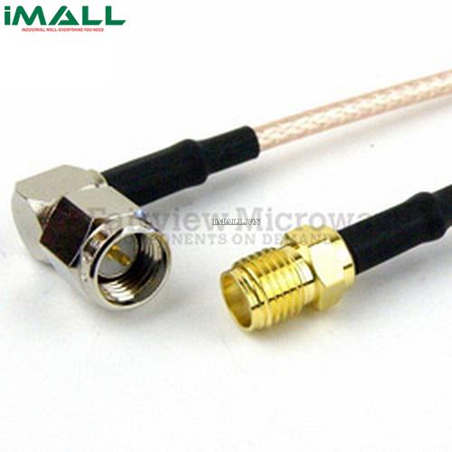 Cáp RA SMA Male - SMA Female Fairview FMC0413315LF ( RG-316 Coax; 3 GHz )