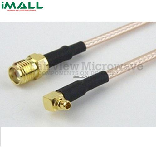 Cáp SMA Female - RA MMCX Plug Fairview FMC1319315 ( RG-316 Coax; 3 GHz )