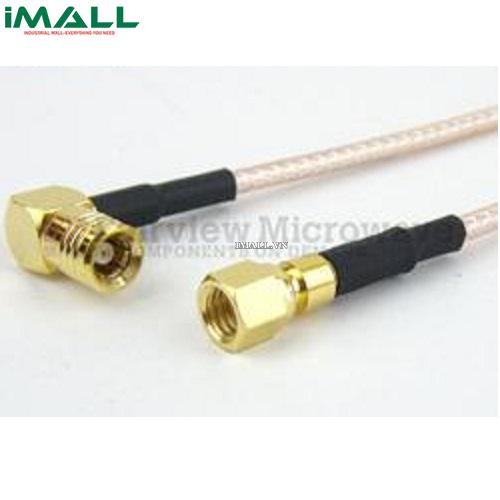 Cáp SMC Plug - RA SMB Plug Fairview FMC1826315LF (RG-316 Coax; 3 GHz )