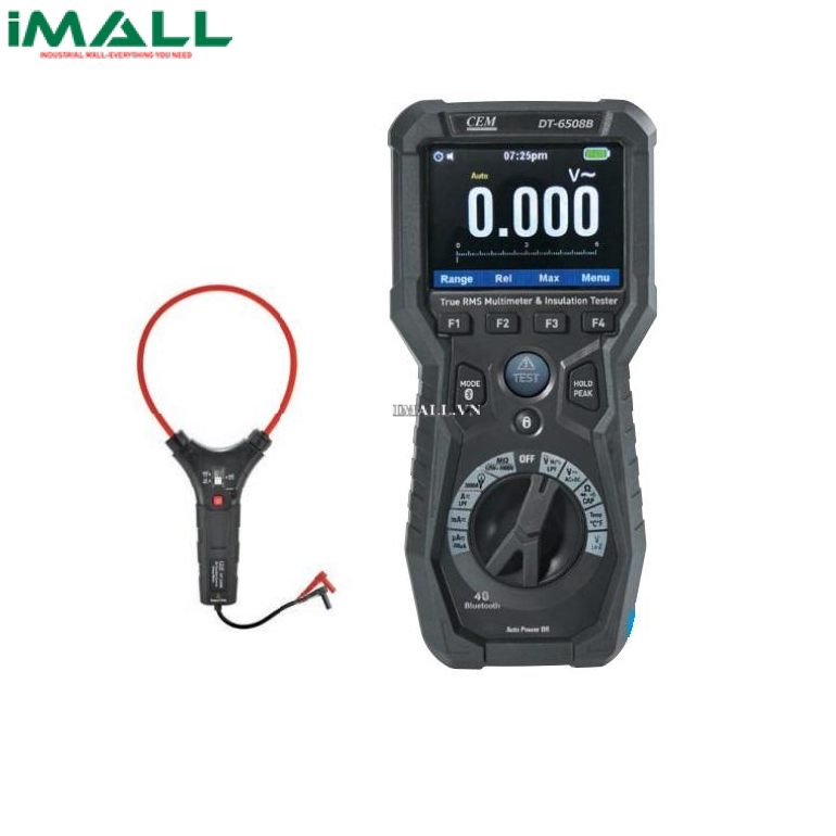 Đồng hồ đo điện trở cách điện tích hợp đồng hồ vạn năng CEM DT-6508B (1000V,10A, 0,125~6000MΩ)