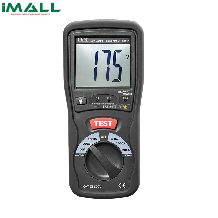 Đồng hồ đo LOOP/PSC CEM DT-5301 (20/200/2000Ω)