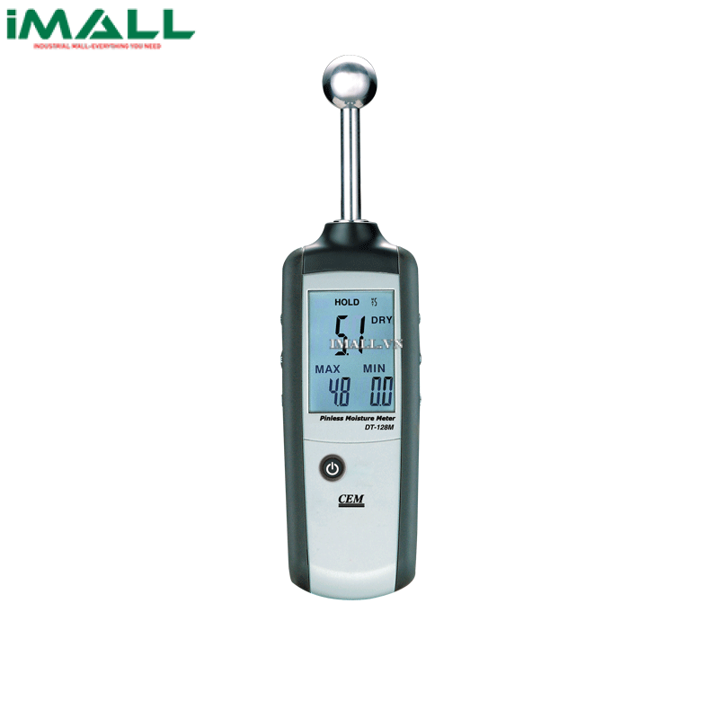 Máy đo độ ẩm vật liệu xây dựng không tiếp xúc CEM DT-128H (0~100%, Nhiều nhóm vật liệu)