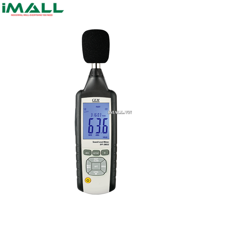 Máy đo độ ồn CEM DT-3851 (30dB~130dB, ±1.4dB)