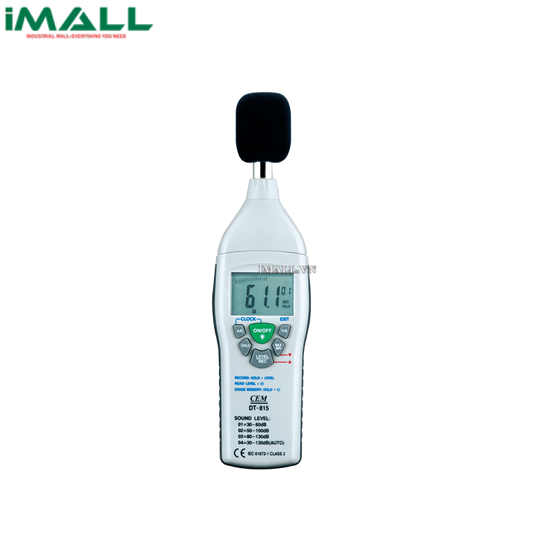 Máy đo độ ồn CEM DT-815 (30dB~130dB, ±1.4dB)0