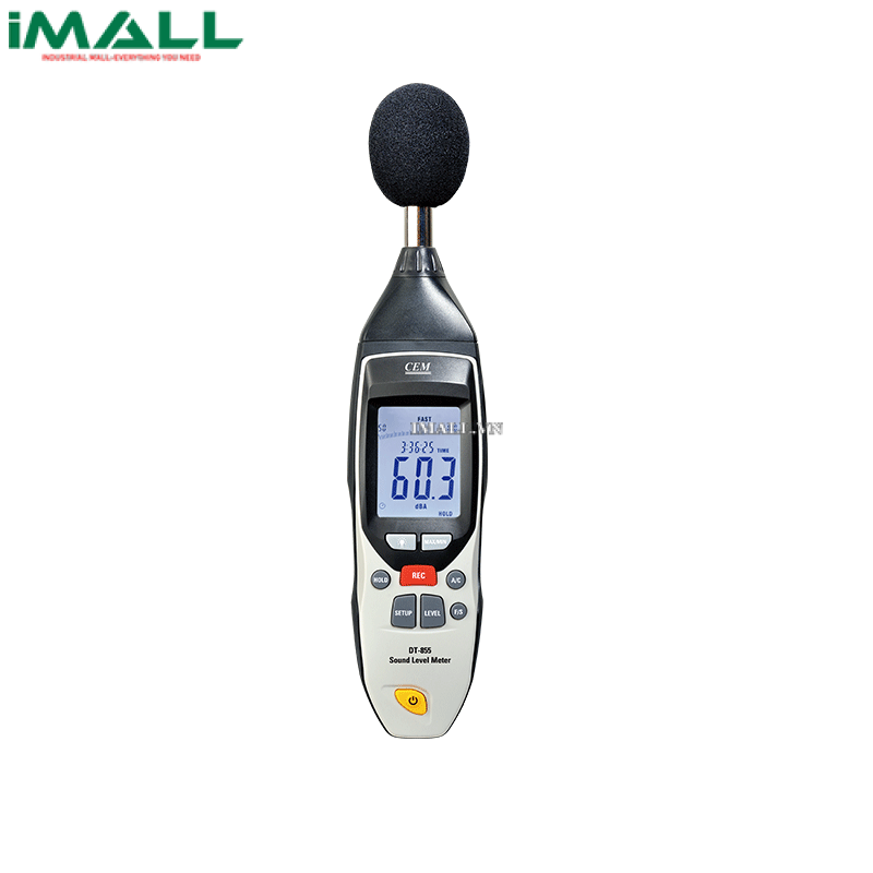 Máy đo độ ồn CEM DT-855 (30dB~130dB, ±1.4dB)