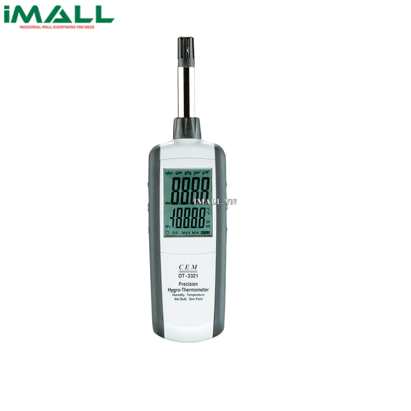 Máy đo nhiệt độ độ ẩm CEM DT-3321 (0-100%RH,-50-1372℃ Type K)