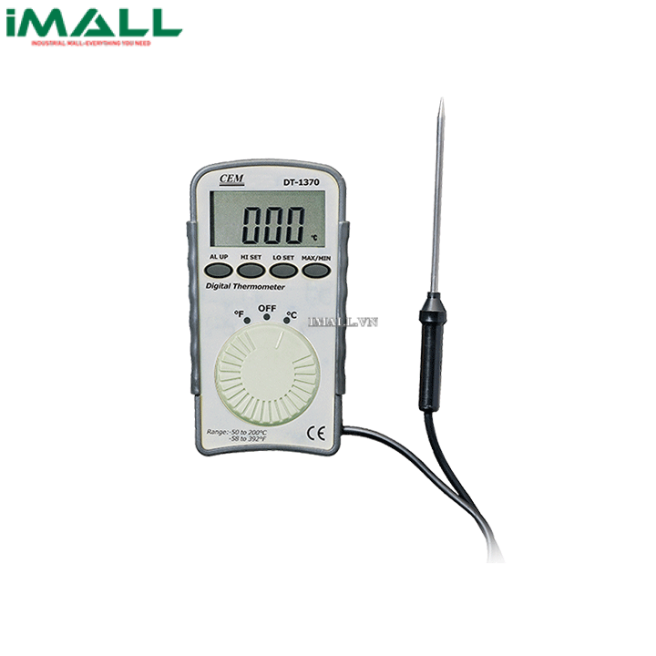 Máy đo nhiệt độ tiếp xúc CEM DT-1370 (-50℃~200℃, 0.1℃)