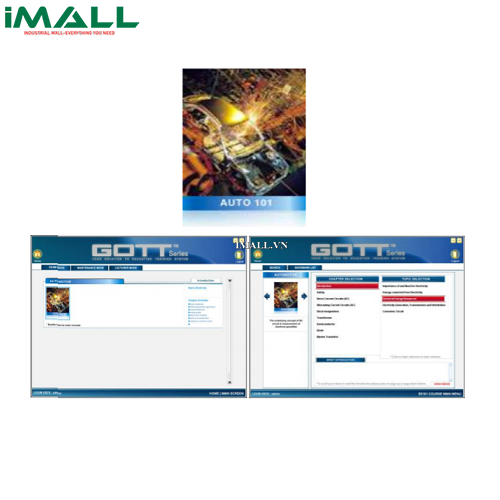 Phần mềm thực hành công nghệ tự động cơ bản trong GOTT CBT GOTT GOTT-AUTOMOTIVE-M10 (820-209)
