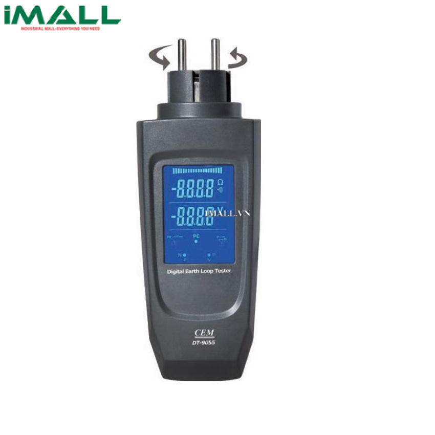 Thiết bị đo điện trở đất và kiểm tra mạch vòng CEM DT-9055 (0.0Ω~2.00kΩ)0
