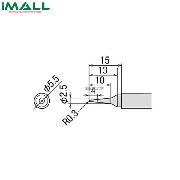 Đầu mỏ hàn Goot PX-2RT-SB (dùng cho PX201)1