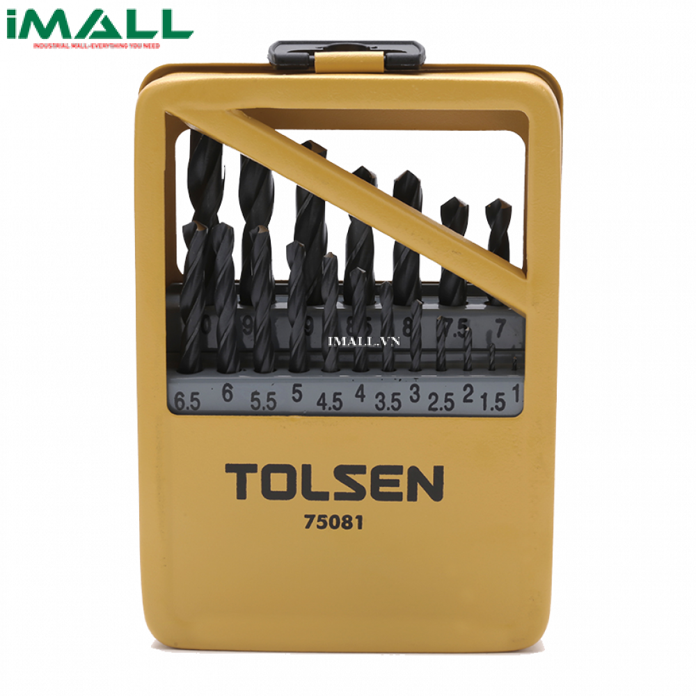 Bộ khoan sắt 19 cây công nghiệp Tolsen 75081 (1~10 mm)