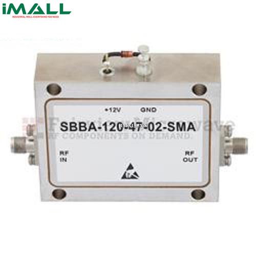 Bộ khuếch đại Fairview SBBA-120-47-02-SMA (47 dB, SMA Female ; 6 GHz - 12 GHz ; 33 dBm P1dB)0
