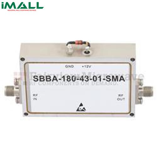 Bộ khuếch đại Fairview SBBA-180-43-01-SMA (43 dB, SMA Female ; 12 GHz - 18 GHz ; 30 dBm P1dB)