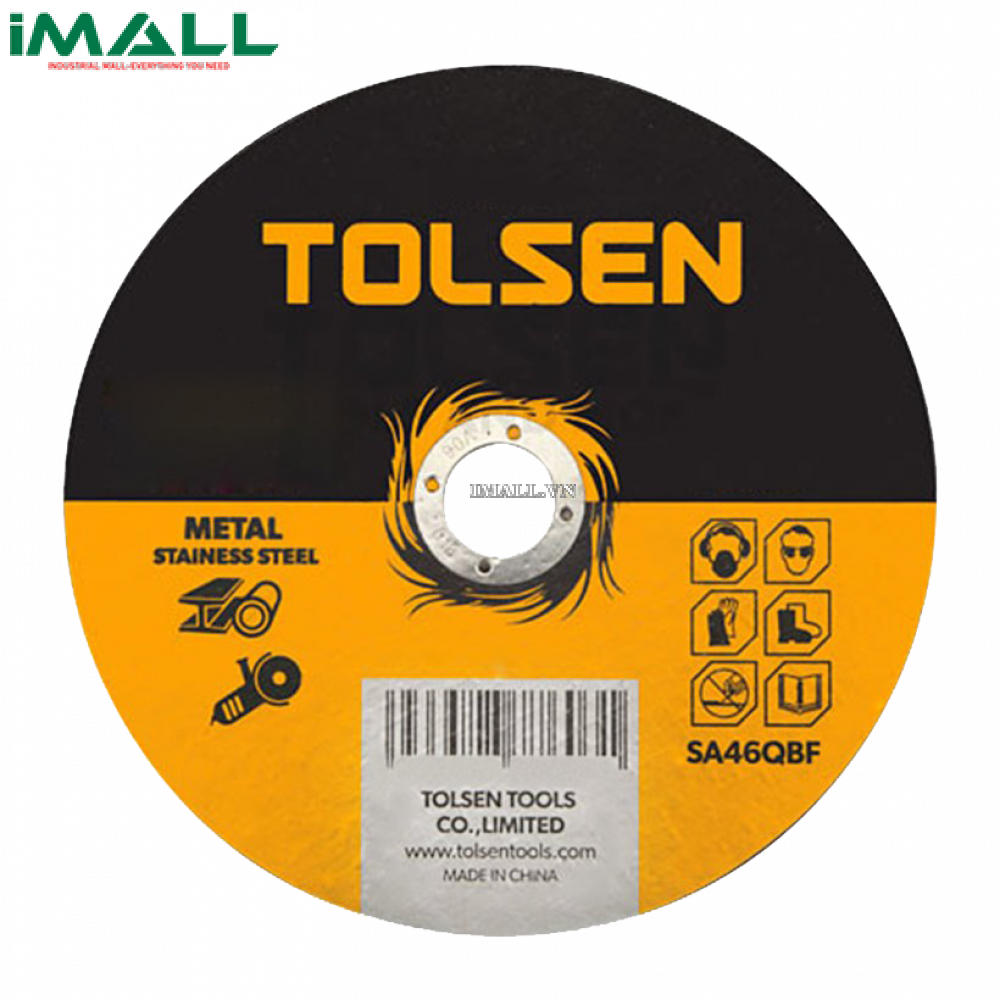 Đĩa cắt sắt & inox Tolsen 76101 (105x1.2x16mm)0