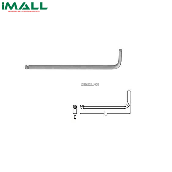 Tuýp lục giác bi dài SATA 80106A (2.5mm)0