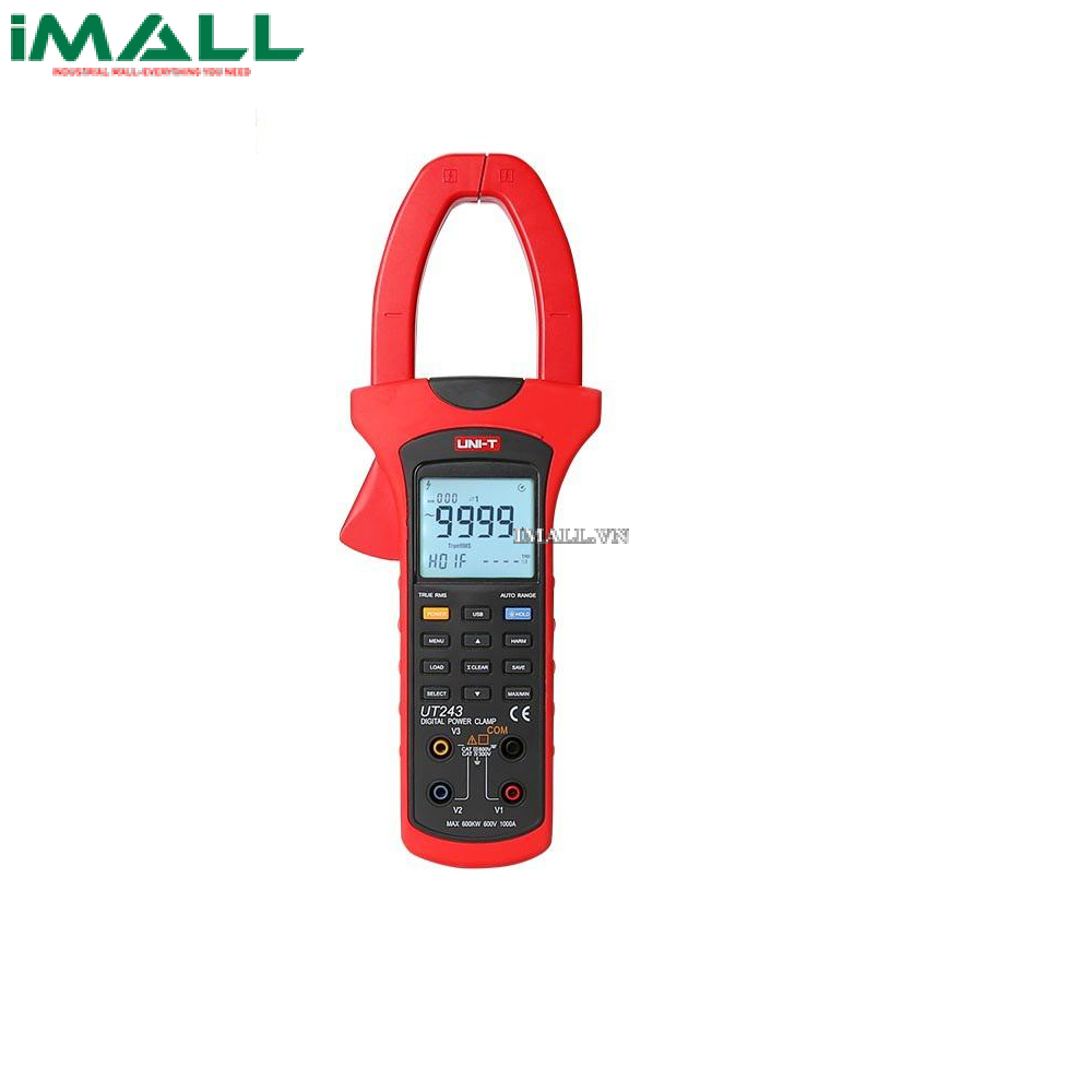 Ampe kìm đo công suất và sóng hài UNI-T UT243 (1000A, 600V)0
