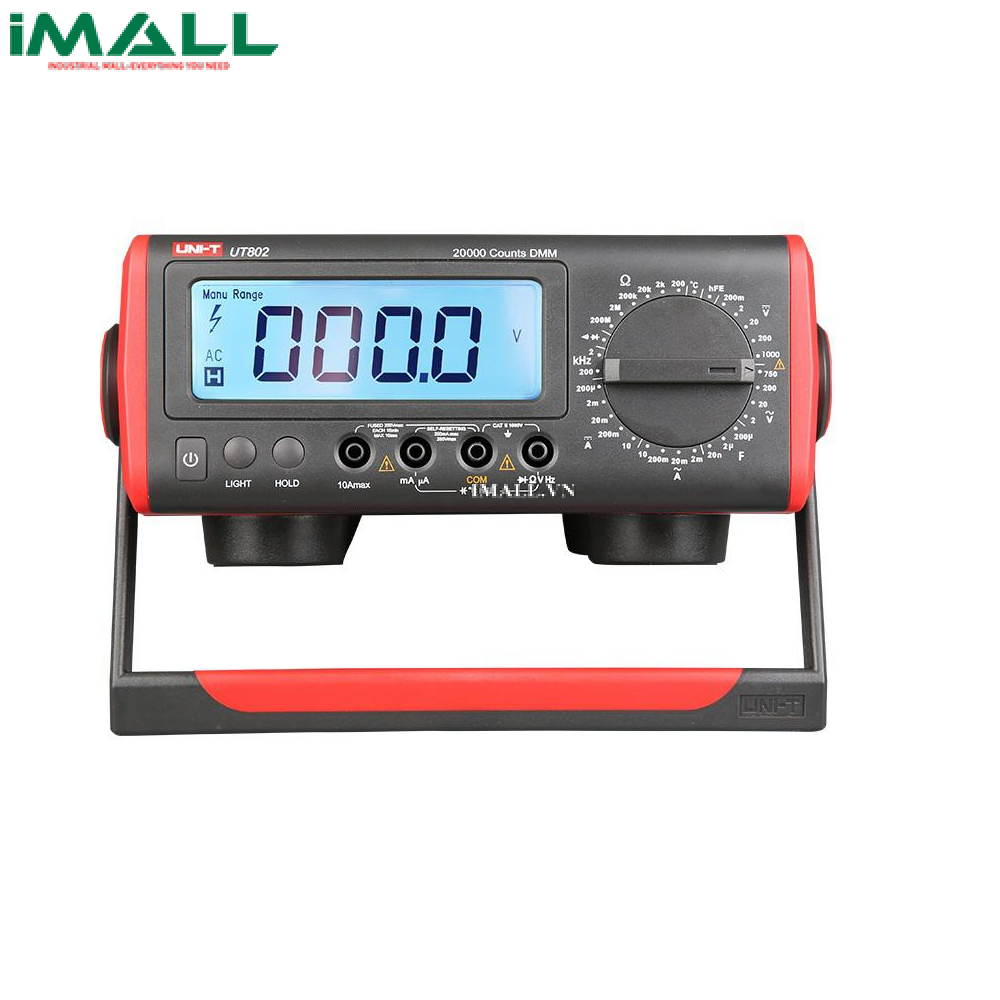 Đồng hồ vạn năng để bàn UNI-T UT802 (1000V DC, 750V AC, 10A DC/AC)