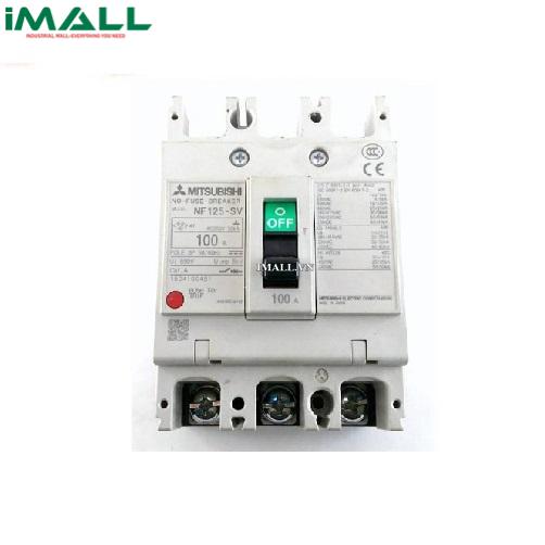 MCCB Mitsubishi NF125-SV (3P, 100A, 30kA)0