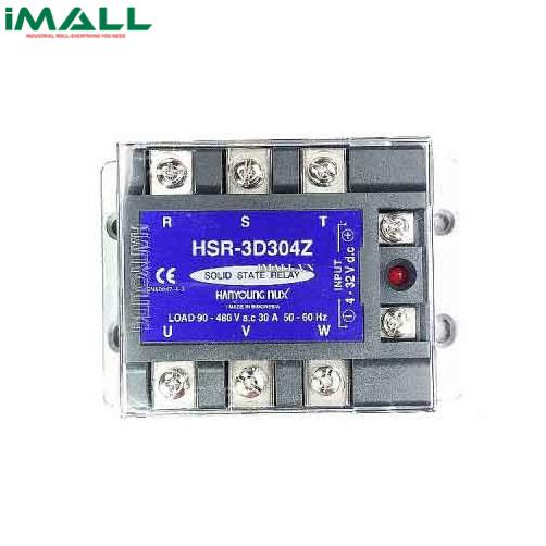 Rơ le bán dẫn Hanyoung nux HSR-3D304Z (4 – 32VDC, 30A, 3 Pha)