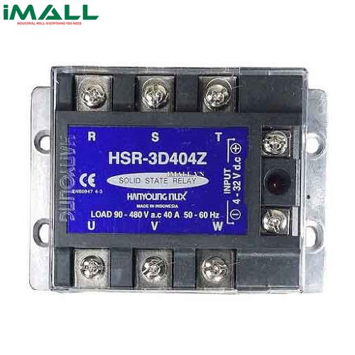 Rơ le bán dẫn Hanyoung nux HSR-3D404Z (4 – 32VDC, 40A, 3 Pha)