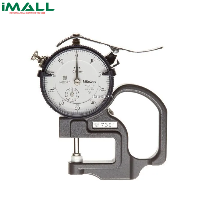 Đồng hồ đo độ dày vật liệu kiểu cơ Mitutoyo 7301A (0-10mm/0.01mm)