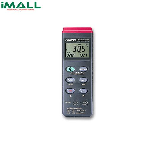 Máy đo nhiệt độ Center 305 ( Ghi dữ liệu, 1 kênh loại K)0