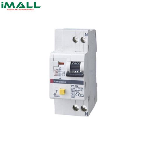 Cầu dao chống dòng rò RCBO Mitsubishi BV-DN6 1PN 40A 100mA (6kA)0