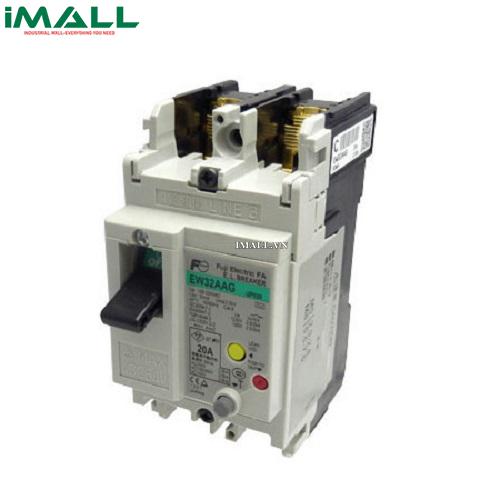 CB khối chống giật ELCB Fuji EW32AAG-2P 20A (2.5kA)0