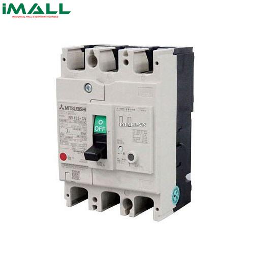 Cầu dao chống giật (ELCB) Mitsubishi NV125-HV 3P 100A (50kA 30mA)0