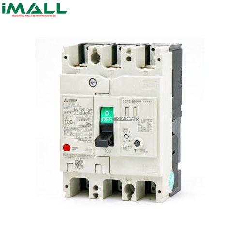 Cầu dao tự động chống giật (ELCB) Mitsubishi NV125-SV 3P 30A (30kA 1.2.500mA)0