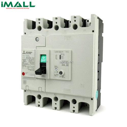 Cầu dao chống giật (ELCB) Mitsubishi NV250-SV 4P 150A (36kA 1.2.500mA)0