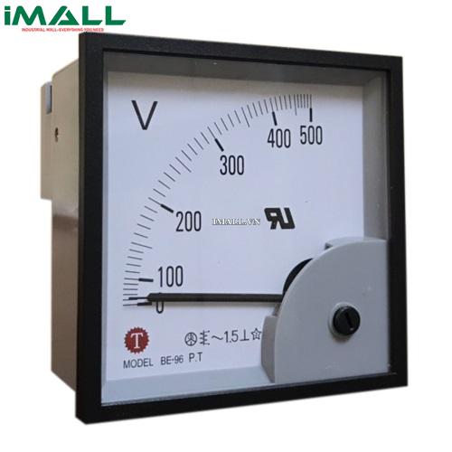 Đồng hồ đo điện áp TAIWAN METERS BE-96-500V (96x96mm)
