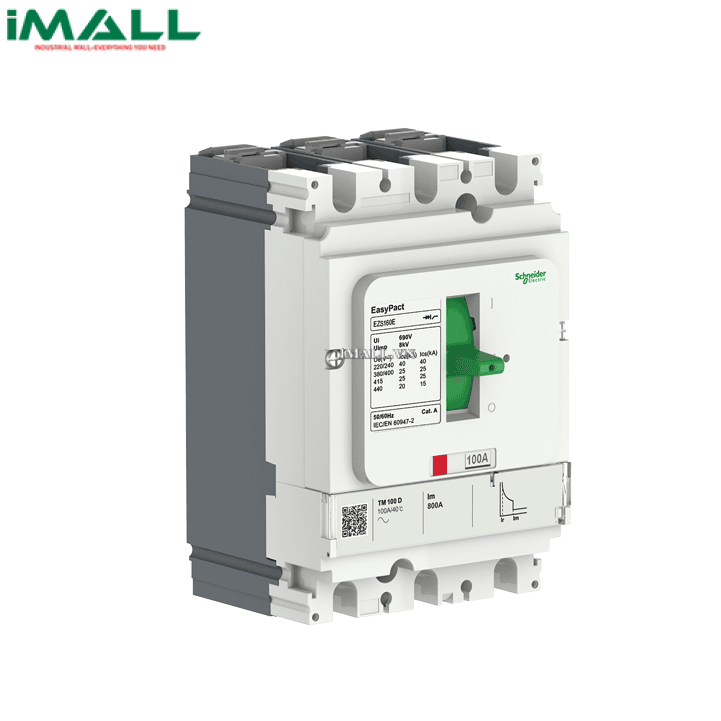 MCCB Schneider EZS100E4063 (63A 25kA 4P)0