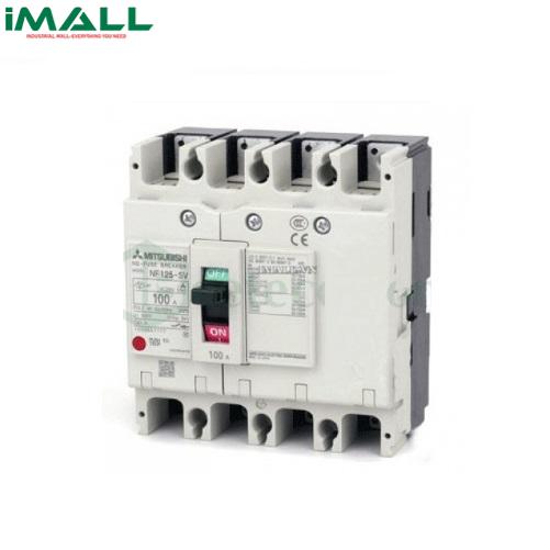 MCCB Mitsubishi NF125-SV 4P 100A (30kA)0