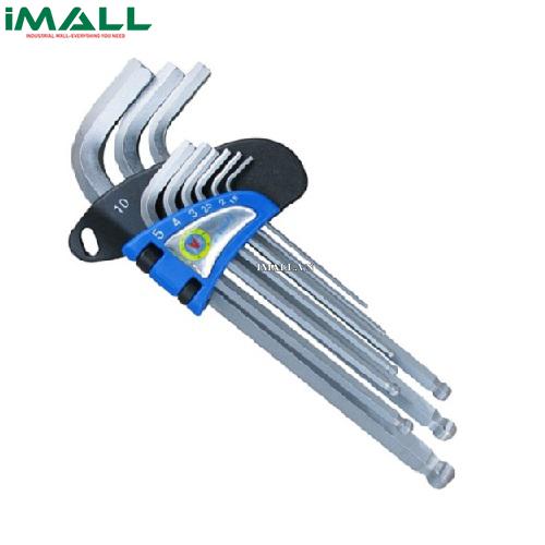 Bộ lục giác đầu bi 9 cây hệ mm C-MART F0024-MM0