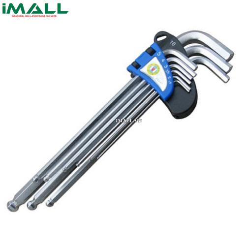 Bộ lục giác đầu bi 9 cây hệ mm C-MART F0241-MM0