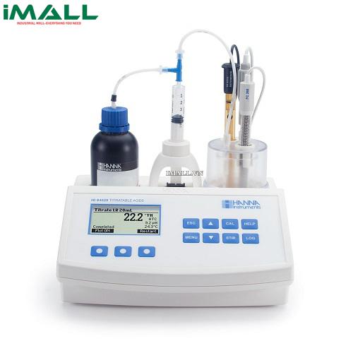 Máy phân tích mini nồng độ axit trong các sản phẩm từ sữa HANNA HI84529
