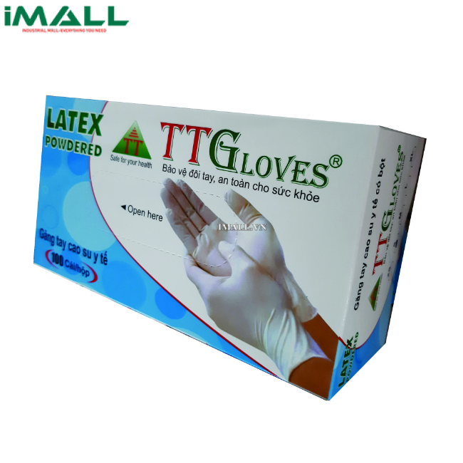 Găng tay y tế Latex có bột TT Gloves0