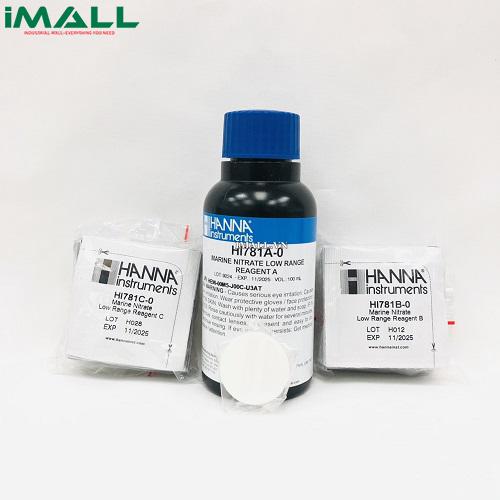 Thuốc Thử Cho Máy Đo Nitrat Trong Nước Mặn HI781 HANNA HI781-25 (25 Lần Đo)0