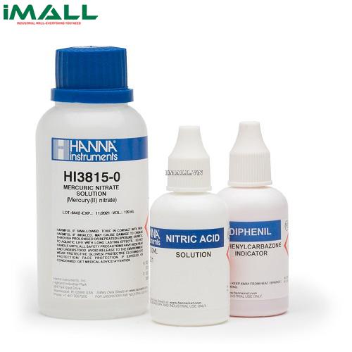 Thuốc thử cloride cho bộ dụng cụ HI3815 HANNA HI3815-100 (100 lần đo)0