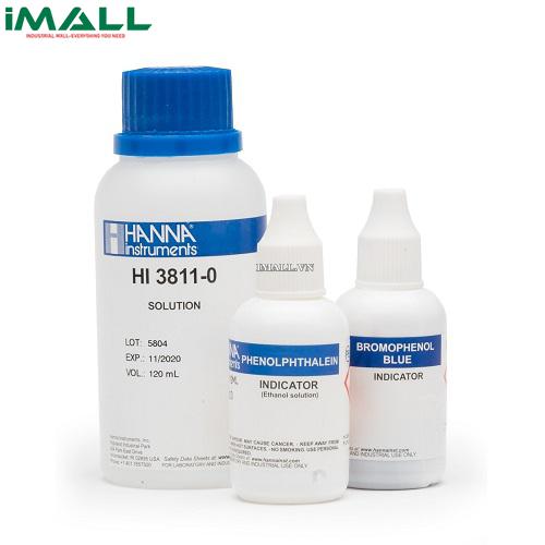 Thuốc thử kiềm cho bộ dụng cụ HI3811 HANNA HI3811-100 (100 lần đo)