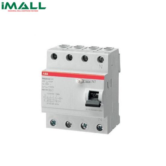 CB chống rò ABB F204 AC-100/0.03 30mA 100A 4P (2CSF204005R1900)