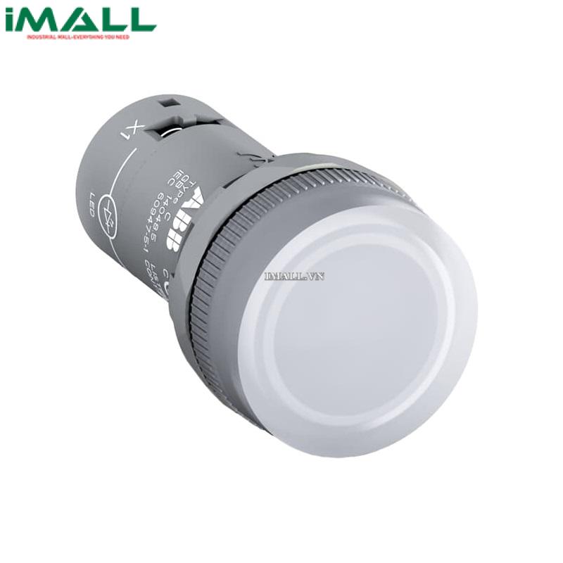 Đèn báo màu trắng ABB CL-100W (22mm, 240V, 1SFA619402R1005)