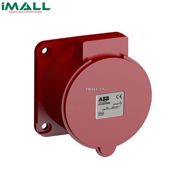 Ổ cắm âm dạng thẳng ABB 316BR6 16A 3P+E 380-415V IP44 (2CMA102167R1000)0