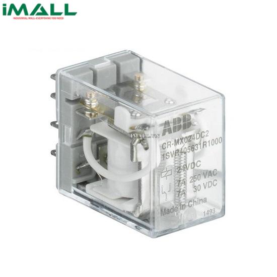 Rơ le trung gian ABB CR-MX012DC4L (12VDC, 250V/5A, 1SVR405633R4100)0