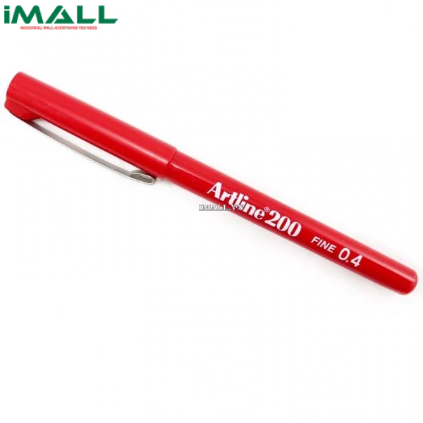 Bút lông kim màu đỏ (Artline 200) 0.4mm Artline EK-200N