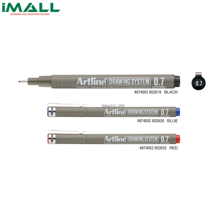 Bút lông kim màu đen Artline Drawing System EK-237N (0.7mm)0